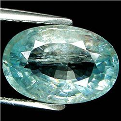 6.16ct Oval Cut Light Blue Paraiba Zircon (GEM-33557)