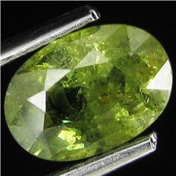 1.47ct Oval Cut Citron Green Demantoid Garnet (GEM-29302)