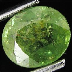 1.69ct Oval Cut Gem Leaf Green Demantoid Garnet (GEM-29309)