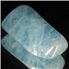 27.6ct Strong Blue Freeform Aquamarine Cabochon (GEM-33746)