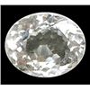 11.95ct Oval Top AAA White Silver Quartz VVS (GEM-10462)