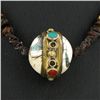 Image 2 : Tibet Shell Agate Bead Choker Necklace (JEW-3191)