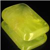 51.7ct Lemon Prehnite Cabochon (GEM-35698)