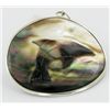 Sterling Mother of Pearl Pendant (JEW-1394)