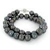 Saltwater Baroque Black Pearl Necklace (JEW-250D)