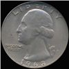 1968D Washington 25c Quarter Coin Graded GEM (COI-6857)