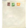 1940s Seychelles Hand Made Stamp Album Page 3pcs (STM-0237)
