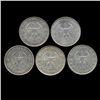1934A/D/F/G/J Nazi Germany 5 Mark Hi Grade 5 Pcs (COI-8196)