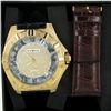 New Ice Time Mens Diamond Bezel Watch (WAT-346)