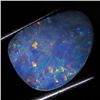 4ct Australian Black Opal Doublet Full Fire (GEM-36492)