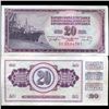 1974 Yugoslavia 20 Dinara Scarce Circulated Note (CUR-05691)