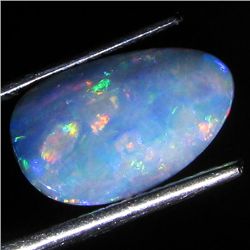 2.45ct Australian Black Opal Doublet Full Fire (GEM-36583)