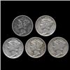 1935 Mercury Dimes Hi Grade Lot of 5 (COI-8453)