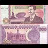 2002 Iraq Last Saddam Scarce 10k Dinar Crisp Unc (COI-3716)