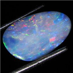 3.32ct Australian Black Opal Doublet Full Fire (GEM-35873)