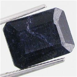 13.25ct Dark Blue African Sapphire Octagon Cut (GEM-37034)