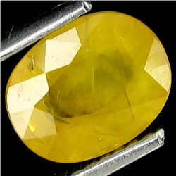 2.21ct Natural Yellow Sapphire Oval Heated (GEM-23640)
