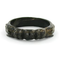 Antique Chinese Carved Jade Bracelet (ANT-1669)