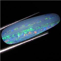 2.85ct Australian Black Opal Doublet Full Fire (GEM-36528)
