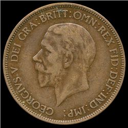 1935 British Geo V 1p XF (COI-8940)