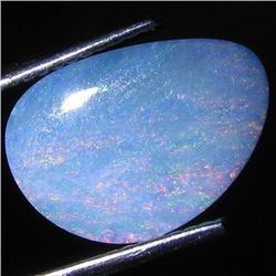 2.05ct Australian Black Opal Doublet Full Fire (GEM-31469)