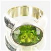 70.71twc Peridot Sterling Ring (JEW-2827)
