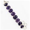 250twc Deep Purple Amethyst Sterling Bracelet (JEW-3346)