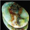 43.28ct Rare Azure Green Agate Cabochon (GEM-33143)