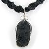 Tibet Tektite Bone Bead Choker Necklace (JEW-3225)