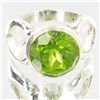 Image 1 : 46.28twc Peridot Sterling Ring (JEW-2823)