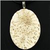 100twc Coral Fossil Pendant Necklace (JEW-3042)