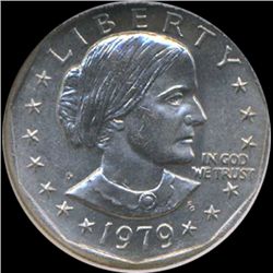 1979D Anthony Dollar Coin Graded GEM (COI-6924)