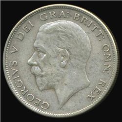 1929 Britain George V Half Crown AU+ (COI-7088)