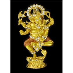 Tibet Gold Plated Ganesh Pin (ANT-1298)