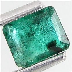 .58ct Octagon Emerald Deep Green Colombia (GEM-13557)