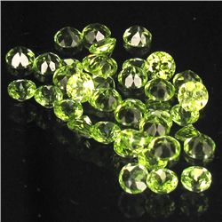 1.09ct Peridot Round Cut Parcel (GEM-38589)