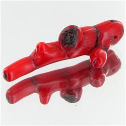 37.2ct Red Coral Freeform (MIN-000718)