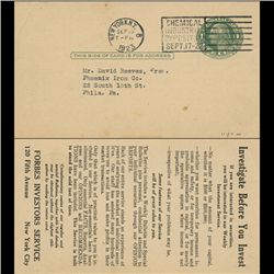 1914 US Washington 1c Postcard Nice (STM-0637)