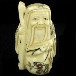 Handcarved Bone Chinese Netsuke (CLB-888)