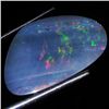 5.53ct Australian Black Opal Doublet Full Fire (GEM-35952)