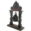 Image 2 : Vintage Thai Temple Bell on Elaborate Teak Stand (DEC-471)
