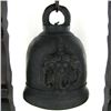 Image 4 : Vintage Thai Temple Bell on Elaborate Teak Stand (DEC-471)