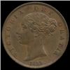 1855 Victoria Halfpenny Hi Grade (COI-7141)