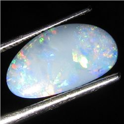 2.85ct Australian Black Opal Doublet Full Fire (GEM-36579)