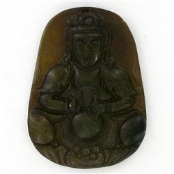 Chinese Handcarved Vintage Jade Buddha (ANT-1900)