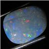 4.2ct Australian Black Opal Doublet Full Fire (GEM-36281)