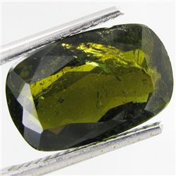 3.85ct Green Chrome Tourmaline Cushion (GEM-31122)