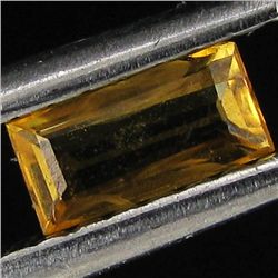 0.2ct Orange Yellow Songea Sapphire Baguette (GEM-29470J)