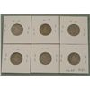 Image 2 : 6 Diff Date High Grade V Nickels 1883-1912