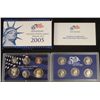 Image 1 : 2005 US Mint Silver Proof Set & State Quarters w/ COA